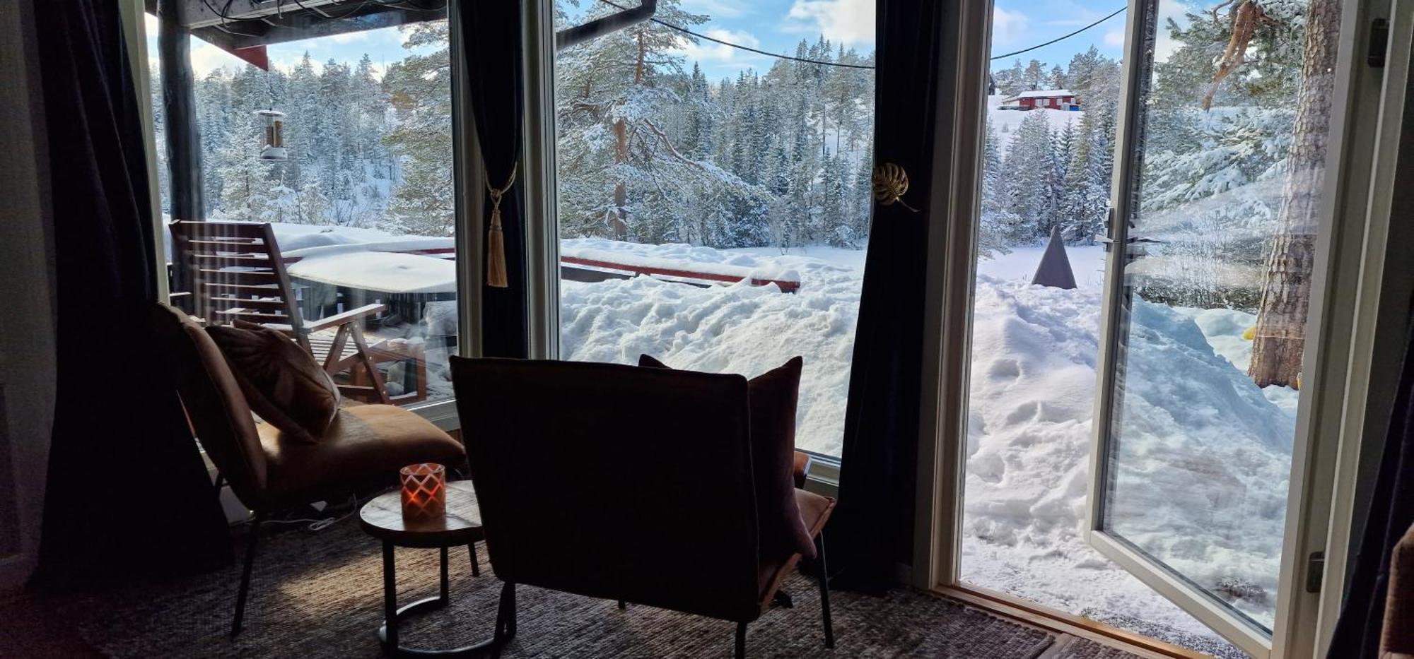 Ro I Sjelen. Hytte Til Leie Pa Skrim. Kongsberg Exterior foto